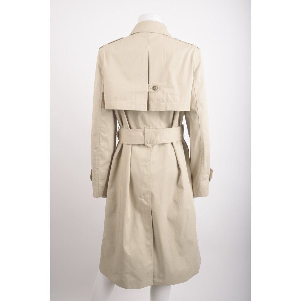 Massimo Dutti Womans Trench Coat Jacket Size S Small Beige Belted 6723/901 NWT - Picture 5 of 6